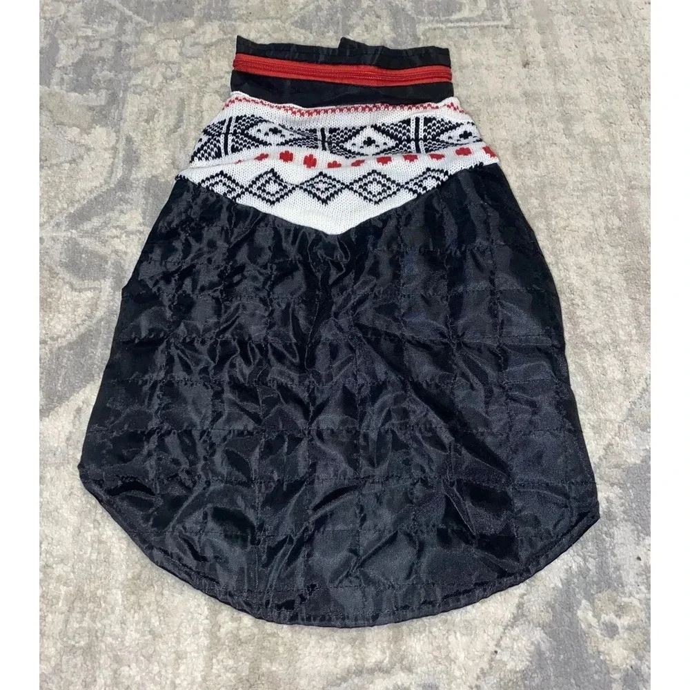 Pet Cover Companion Road‎ Dog Jacket size XLarge XL Black Multi New